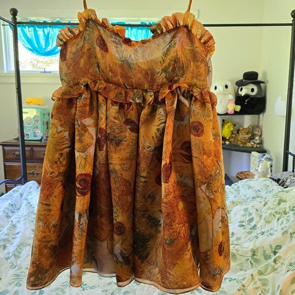 Selkie Sunflower Rosebud Dress